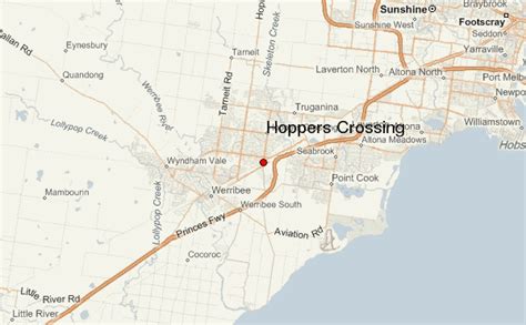 Roadmap Dandenong (Victoria), to Hoppers Crossing (Victoria)